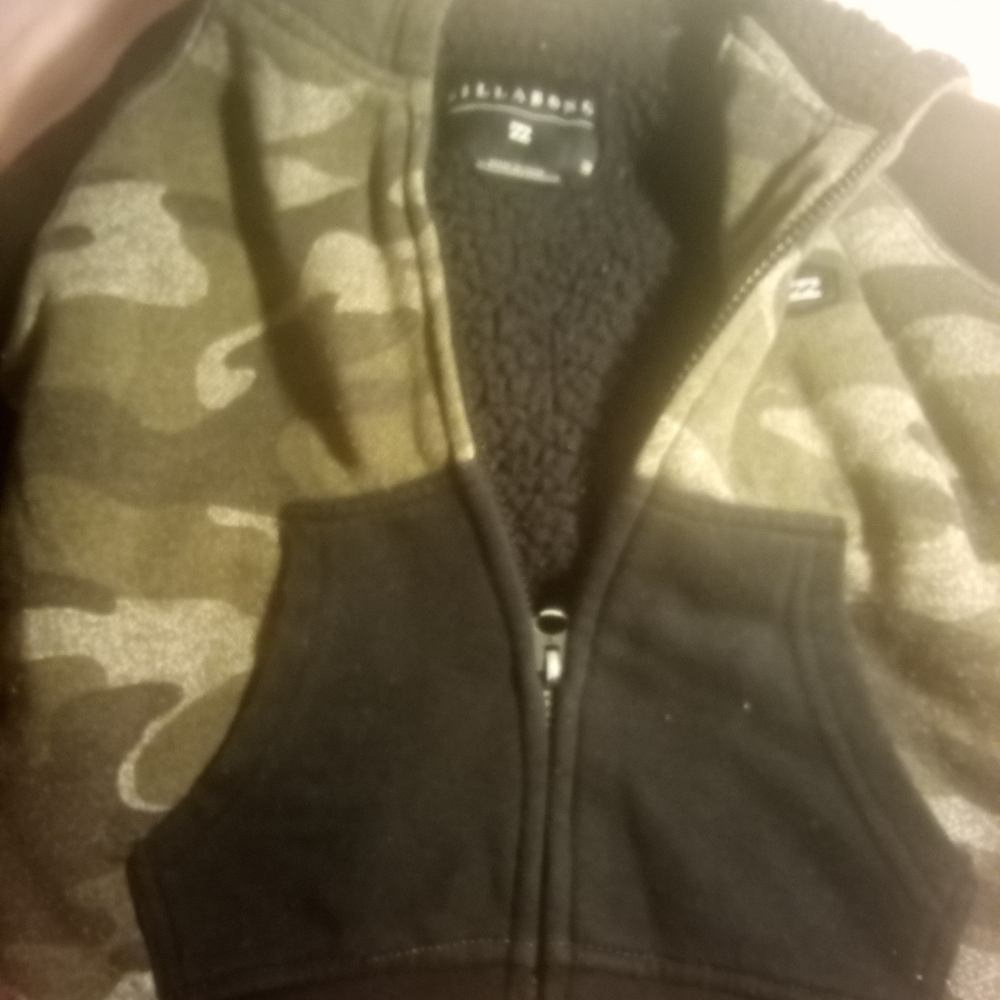 Camo and Black Kids Hoodie